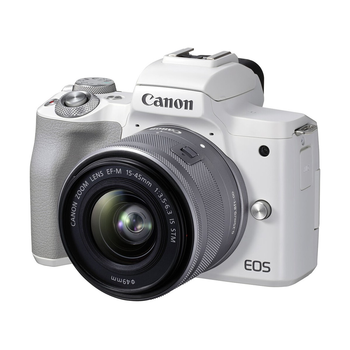 Buy Digital Camera Canon EOS Mark with 15-45mm STM Lens White 4729C004II – Dakauf