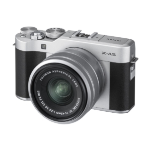 Digital Mirrorless Camera FUJIFILM X-A5 with 15-45mm Lens Silver