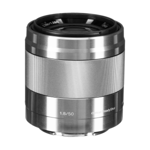 Sony E 50mm f/1.8 OSS Lens Silver