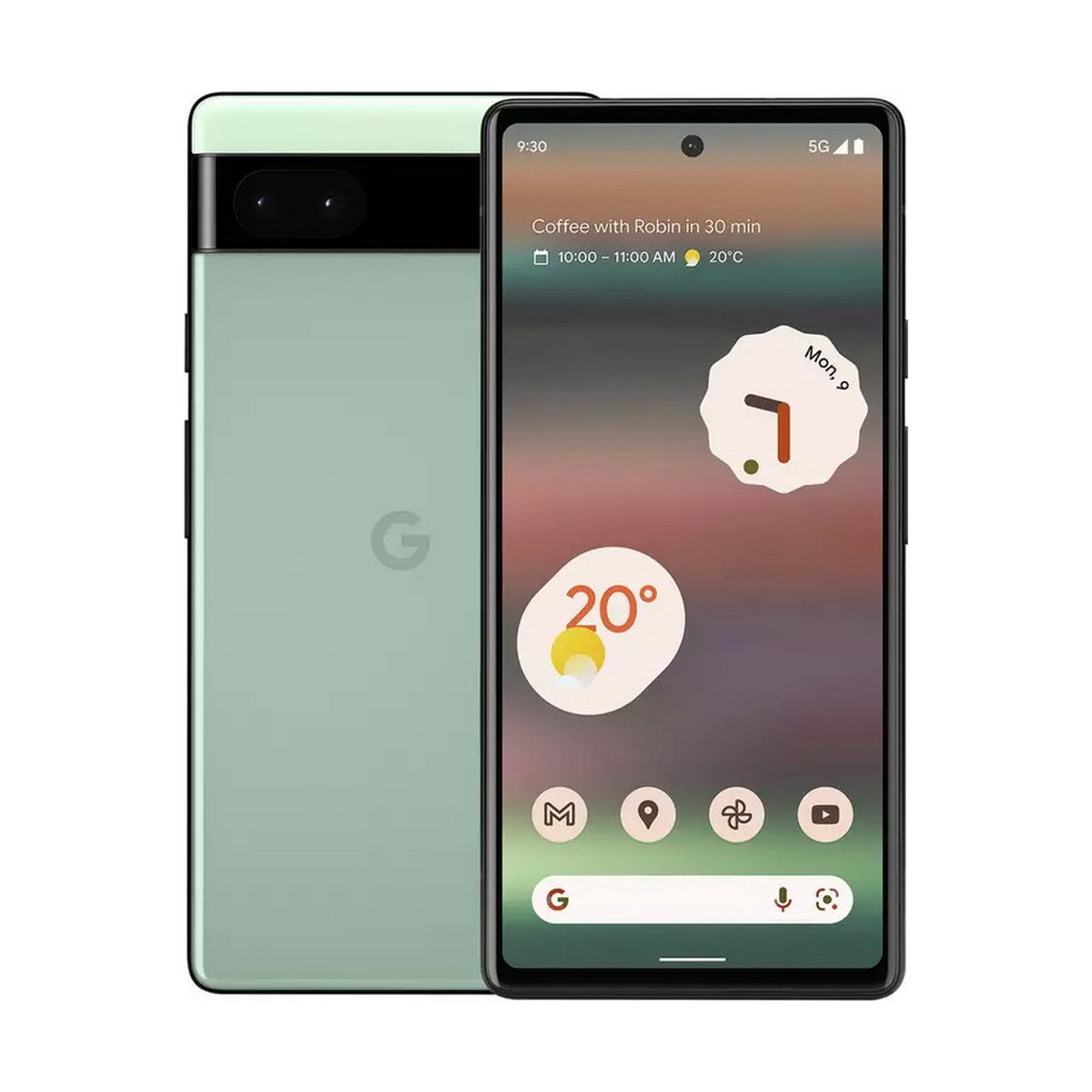 AGCUT OLED LCD-scherm Voor Google Pixel 6A 5G | 6.1 Inch Vervangend Display Met Touchdigitizer - Zwart (Compatibel Met Model GX7AS, GB62Z, G1AZG)