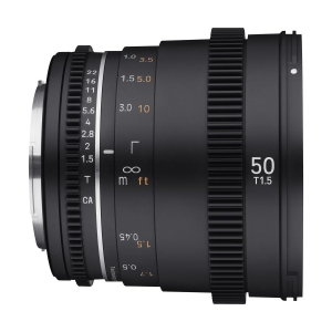 Samyang 50mm T1.5 VDSLR MK2 Cine Lens for Canon EF