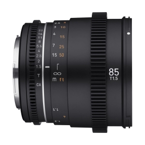 Samyang 85mm T1.5 VDSLR MK2 Cine Lens for Canon EF