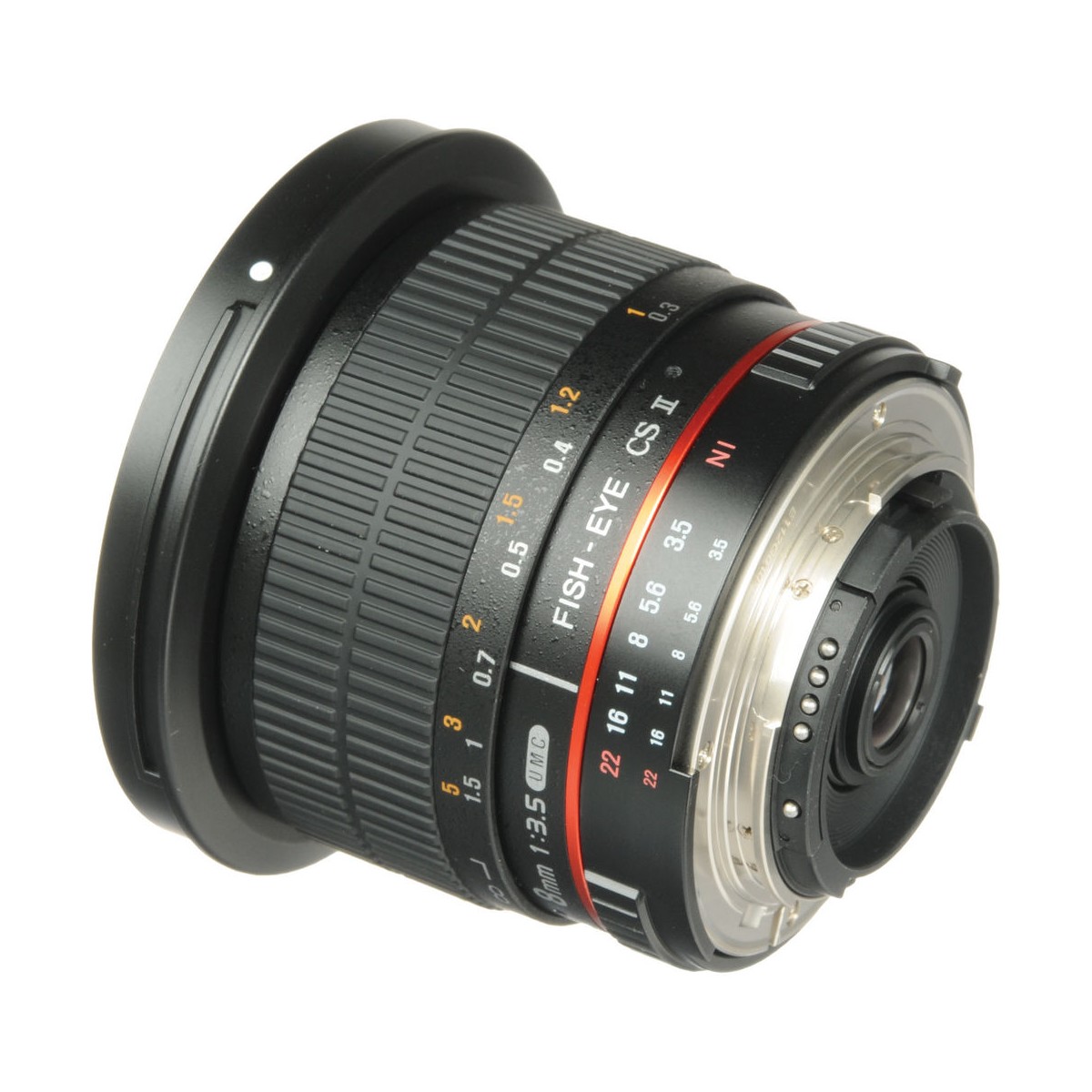 SAMYANG 8mm f3.5 単焦点魚眼レンズ箱無し - レンズ(単焦点)