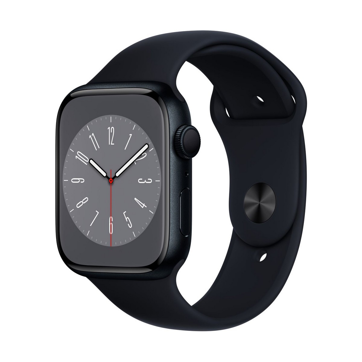 Buy Apple Watch Series 8 GPS 45mm Midnight Aluminium Case Sport