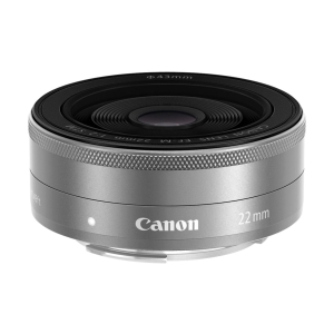 Canon EF-M 22mm f/2 STM Lens Silver