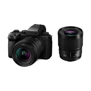 Digital Mirrorless Camera Panasonic Lumix S5 IIX with 20-60mm and 50mm Lenses