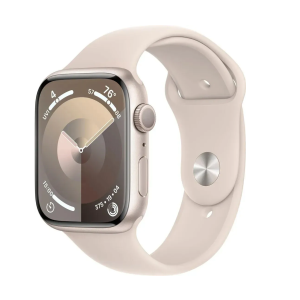 Apple Watch Series 9 GPS 41mm Starlight Aluminium Case with Sport Band M/L Starlight