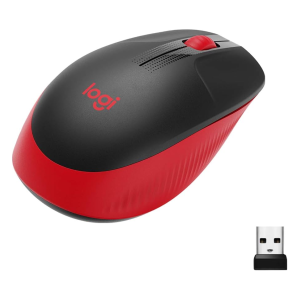 Logitech M190 Wireless Mouse 1000 DPI Red