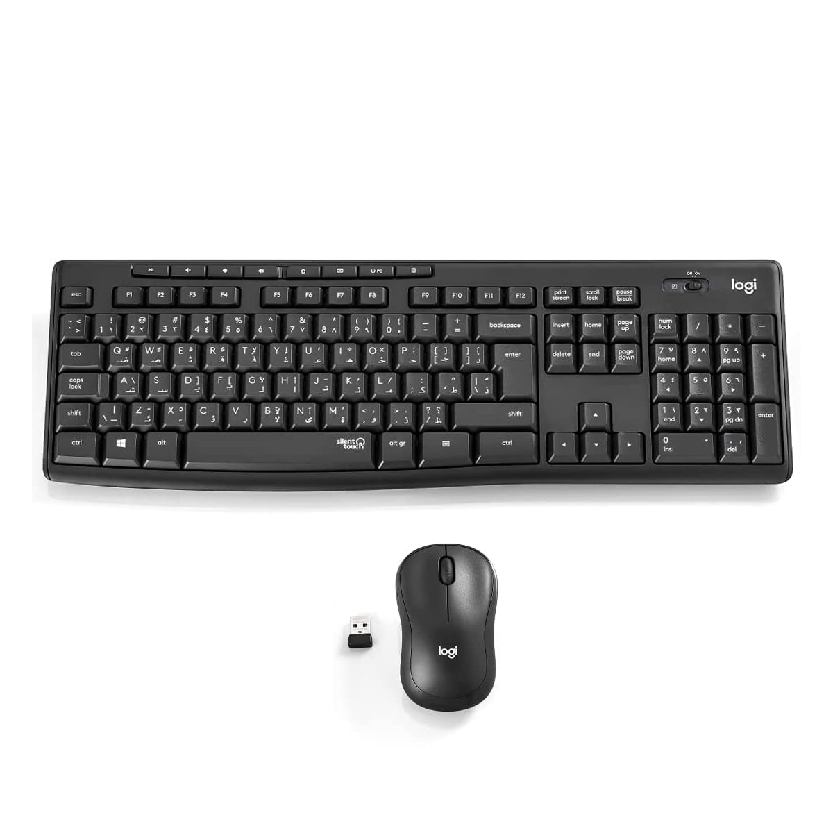 Logitech MK295 Silent Wireless Keyboard Graphite