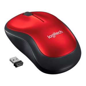 Logitech M185 Wireless Mouse Red