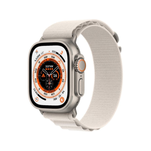 Apple Watch Ultra GPS + Cellular 49mm Titanium Case with Alpine Loop S Starlight