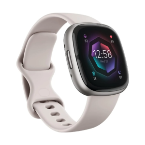 Fitbit Sense 2 Lunar White / Platinum Aluminum