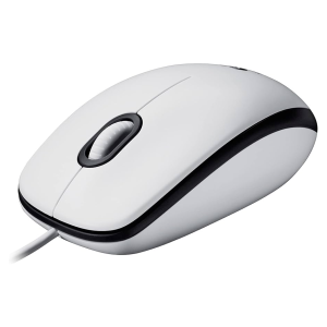 Logitech B100 Wired Mouse 1000 DPI White