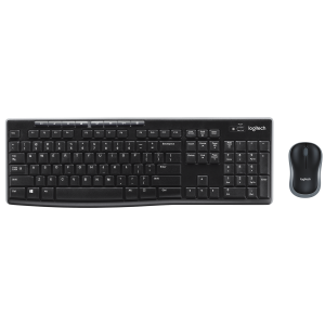 Logitech MK270 Wireless Keyboard & Mouse Black