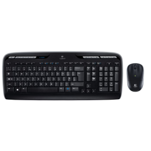 Logitech MK330 Wireless Keyboard + Mouse Black