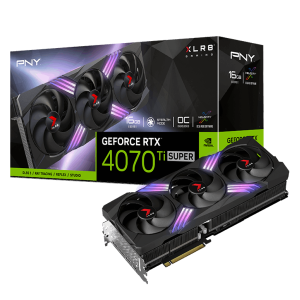 PNY NVIDIA GeForce RTX 4070 Ti SUPER GAMING VERTO EPIC-X RGB OC 16GB GDDR6X