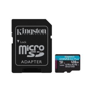 Kingston Canvas Go! Plus MicroSDXC 128GB + SD-Adapter