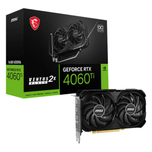 MSI NVIDIA GeForce RTX 4060 Ti VENTUS 2X BLACK OC 8GB GDDR6