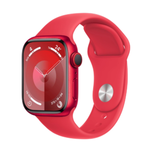 Apple Watch Series 9 4G 41mm Red Aluminium Case with Red Sport Band M/L