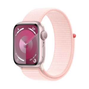 Apple Watch Series 9 GPS 41mm Pink Aluminium Case with Sport Loop Pink