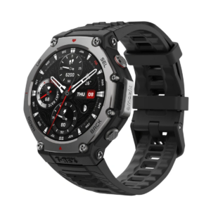 Amazfit T-Rex 3 Grey with Black Rubber Armband