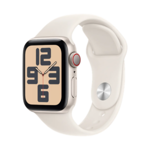 Apple Watch SE 2024 4G 40mm Gold Aluminum Case with Sport Band Beige M/L