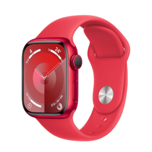 Apple Watch Series 9 GPS 41mm RED Aluminium Case with Sport Band M/L Red