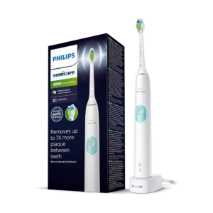 Philips 4300 HX6807/24 Series Built-In Pressure Sensor Sonic Electric Toothbrush White