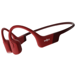 Shokz OpenRun Wireless Open-Ear Headphones Red