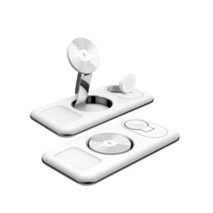 Alkaya MagSafe Wireless Charging Station 15W 3-In-1 Stand White
