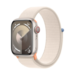 Apple Watch Series 9 4G 41mm Starlight Aluminium Case with Sport Loop Starlight