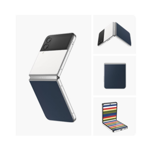 Samsung Galaxy Z Flip4 F721 5G 8GB RAM 256GB Bespoke Edition - Silver/White/Navy