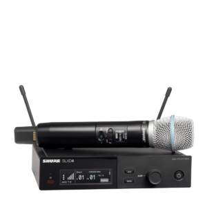 Shure BLX24RE/B58-H8E Wireless Vocal System for Rack Mounting with Beta 58A Microphone Black
