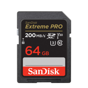 Sandisk Extreme PRO SDXC 64GB Class 10 Memory Card