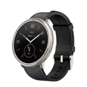 Amazfit Active 2 Round Black Leather