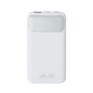 RIVACASE POWER BANK USB 10000mAh WHITE