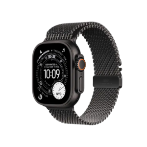 Apple Watch Ultra 3 (2025) GPS + 5G 49mm Black Titanium Case with Black Titanium Milanese Loop M Black