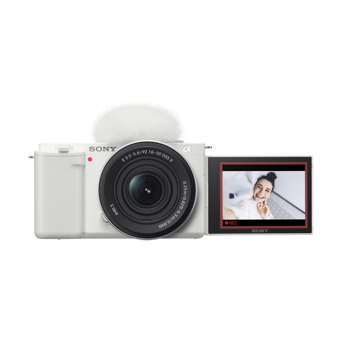 Digital Mirrorless Camera Sony ZV-E10 with 16-50mm f/3.5-5.6 II Lens White