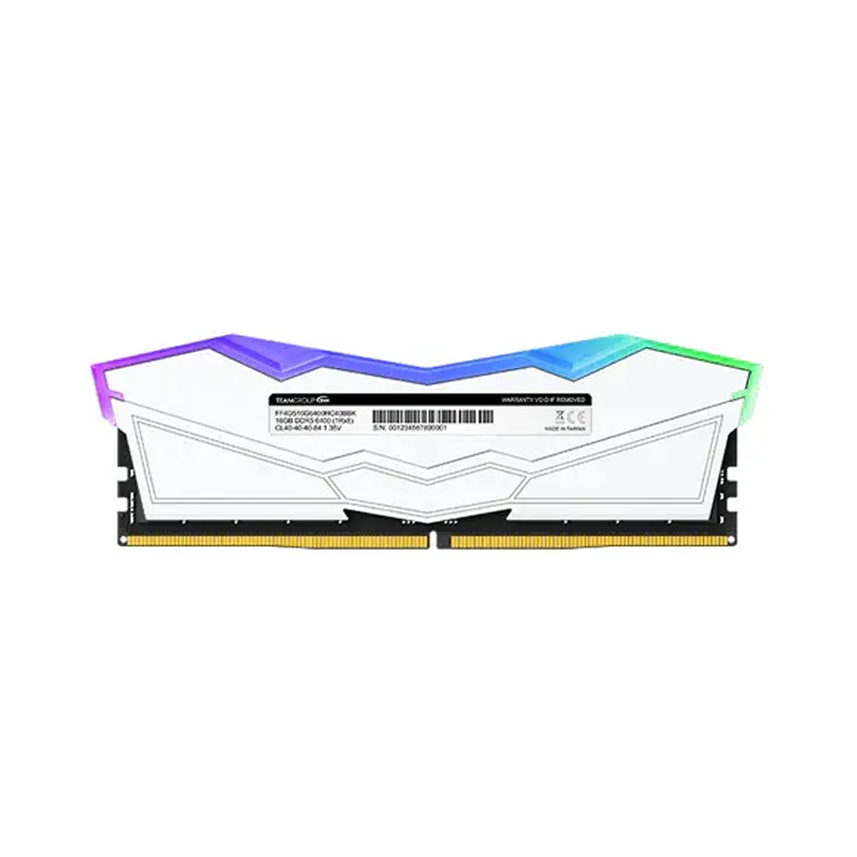 TeamGroup T-Force Delta DIMM 32GB Dual-Kit DDR5-6000 CL38 RGB White