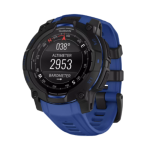 Garmin Instinct 3 AMOLED 50mm Supernova Edition Sport Watch Black/Bolt Blue