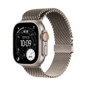 Apple Watch Ultra 3 49mm Natural Titanium with Natural Titanium Milanese Loop M