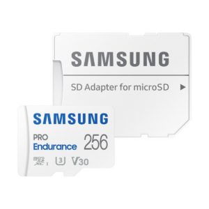 Samsung PRO Endurance microSD card with Adapter 256GB