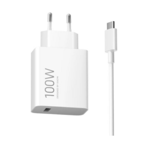 Xiaomi Mi Travel Charger Combo Set with USB-A to Type-C Charging Cable 1m 100W White