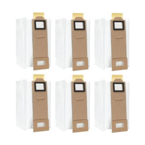 Roborock Vacuum Cleaner Accessory Dust Bag 6 Packs (8.02.0132)
