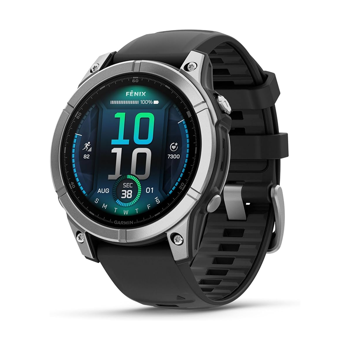Watch Garmin Fenix E GPS 47mm Stainless Steel Silver
