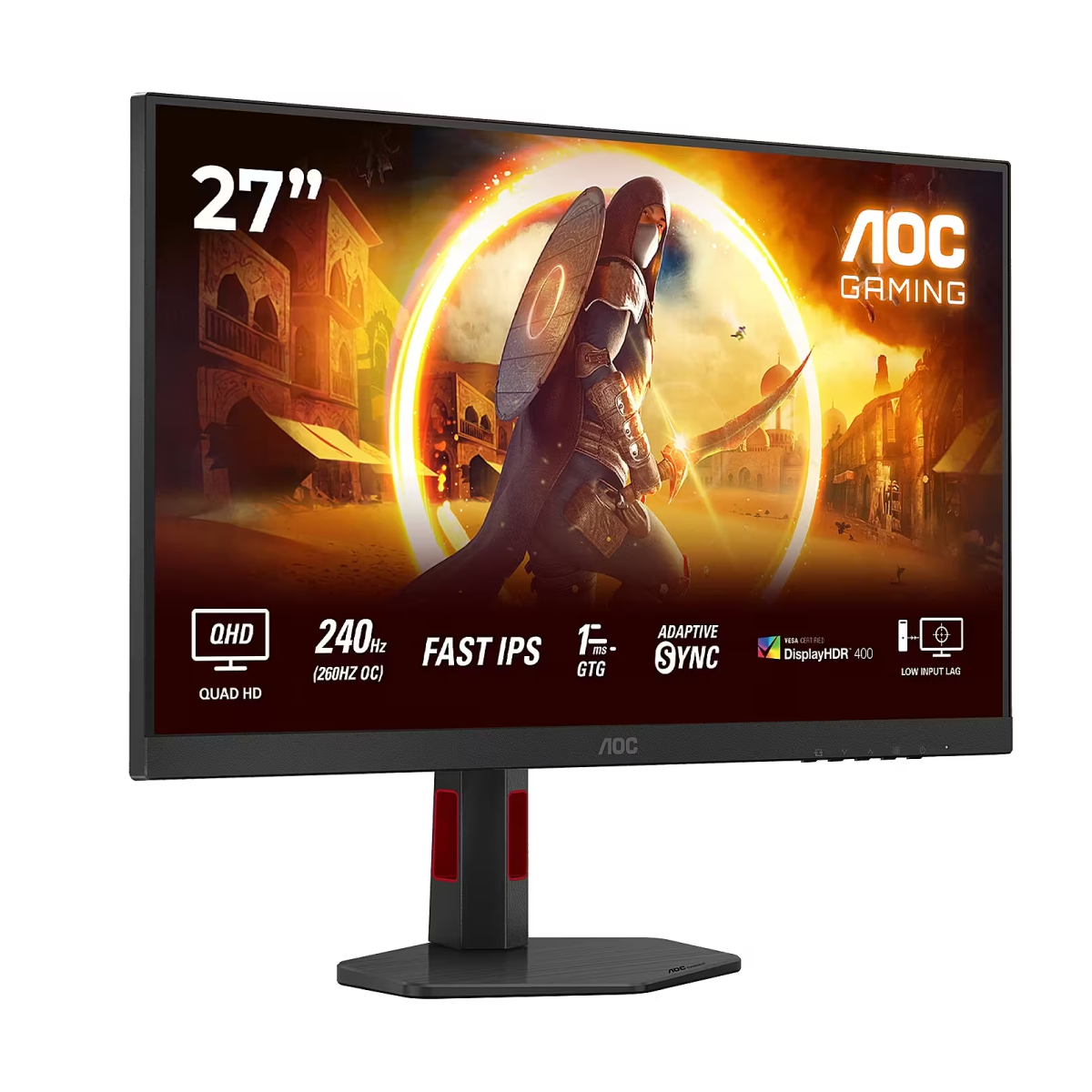 AOC Q27G4ZR Quad HD 27" IPS LCD Gaming Monitor Black