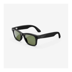 Ray Ban Meta Wayfarer Gen1 AI Glasses Shiny Black G15 Green