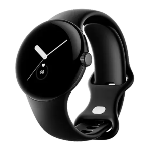 Google Pixel Watch LTE 41mm Matte Black Case with Sport Band Obsidian