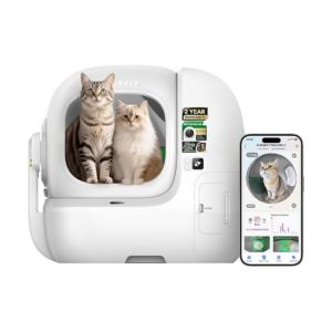 Petkit Purobot Max PRO 2 Intelligent Self-Cleaning Cat Litter Box with AI Camera White
