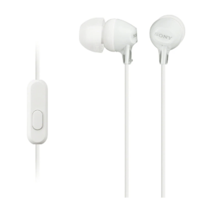 Sony MDR-EX15AP In-Ear Earphone with Microphone White